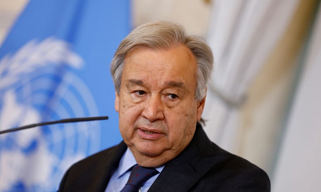 Apoio chinês ao multilateralismo é vital, diz secretário-geral da ONU
