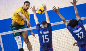 Brasil bate bicampeã olímpica França na Liga das Nações de vôlei