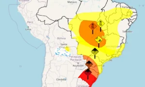 Seca, tempestade e vendaval: confira avisos do Inmet para esta quinta