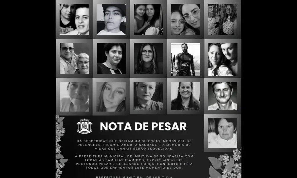 Vítimas do acidente na BR-737 são veladas em Imbituva 